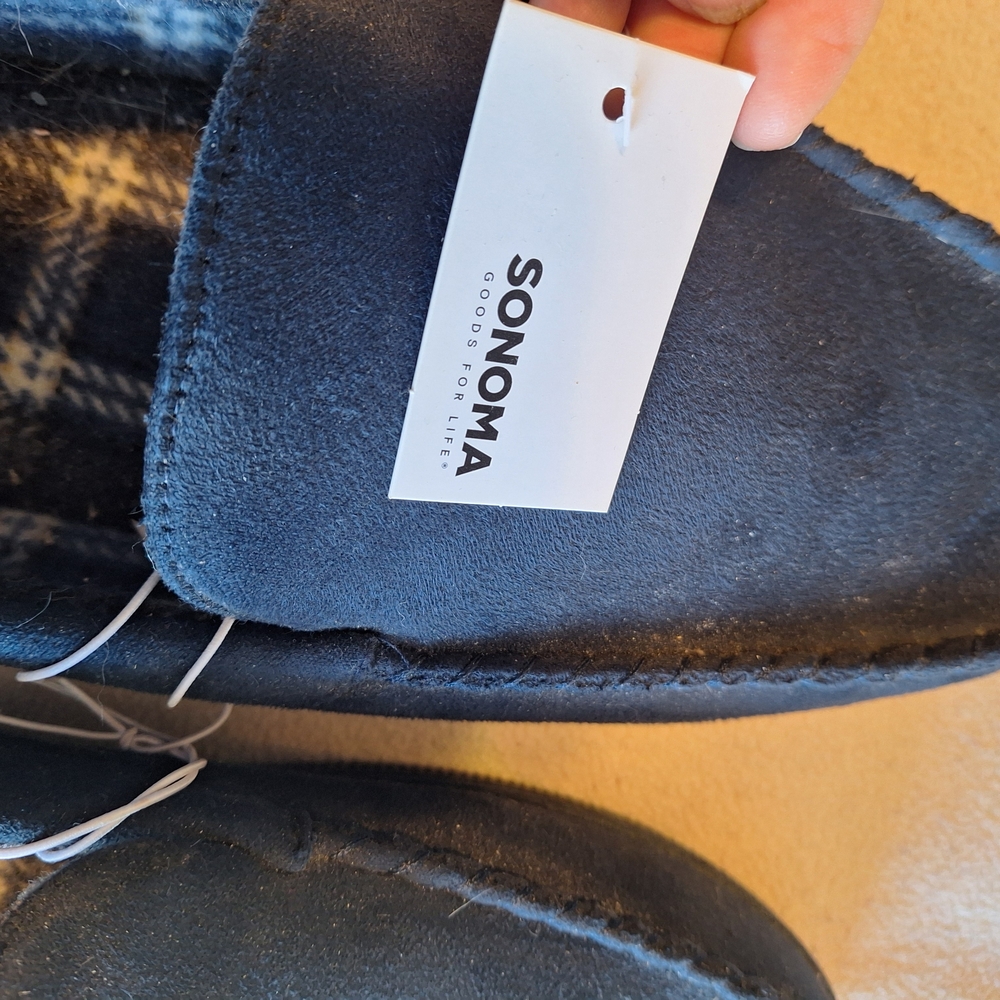 Kohl's Navy Blue Comfort Slippers